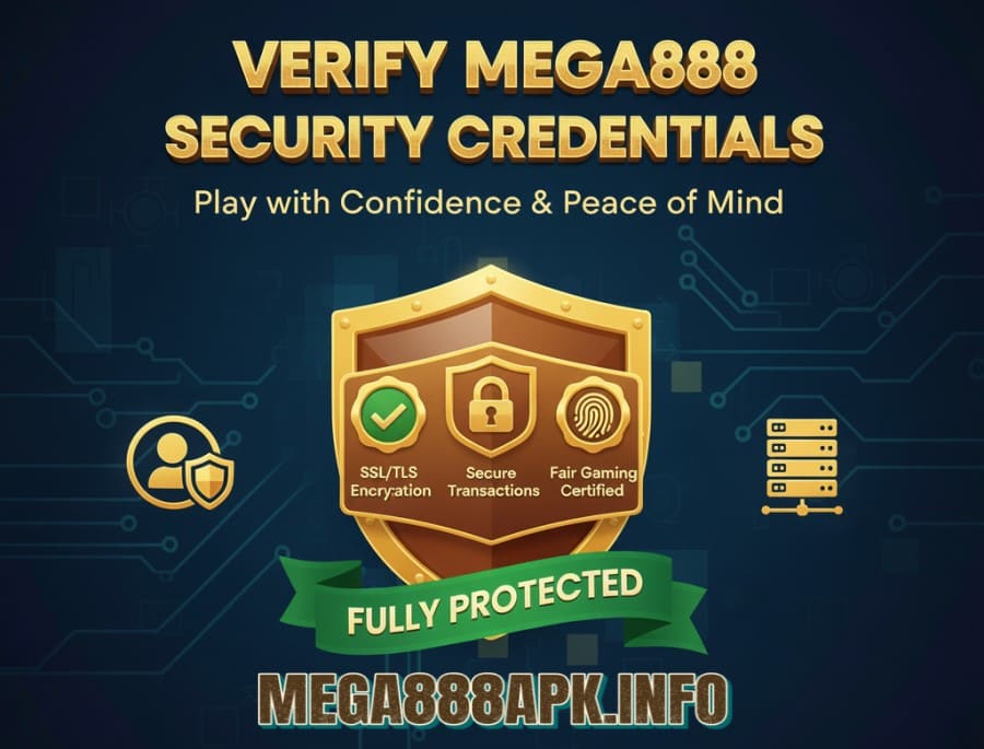 Verify MEGA888 Security Credentials